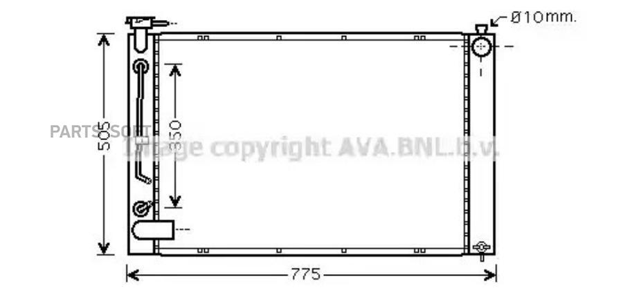 РАДИАТОР AVA TO2343