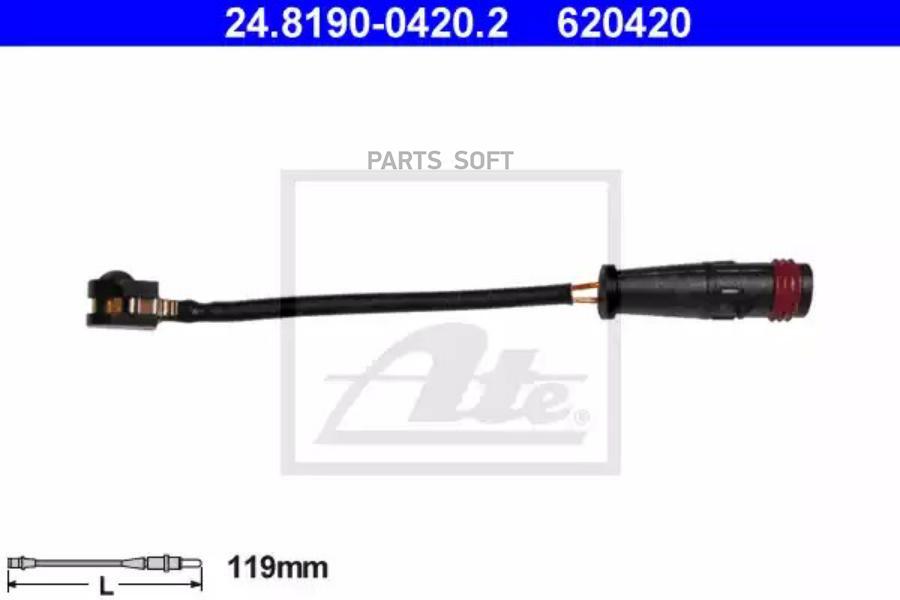 Сигнализатор износ тормозных колодок ATE 24819004202