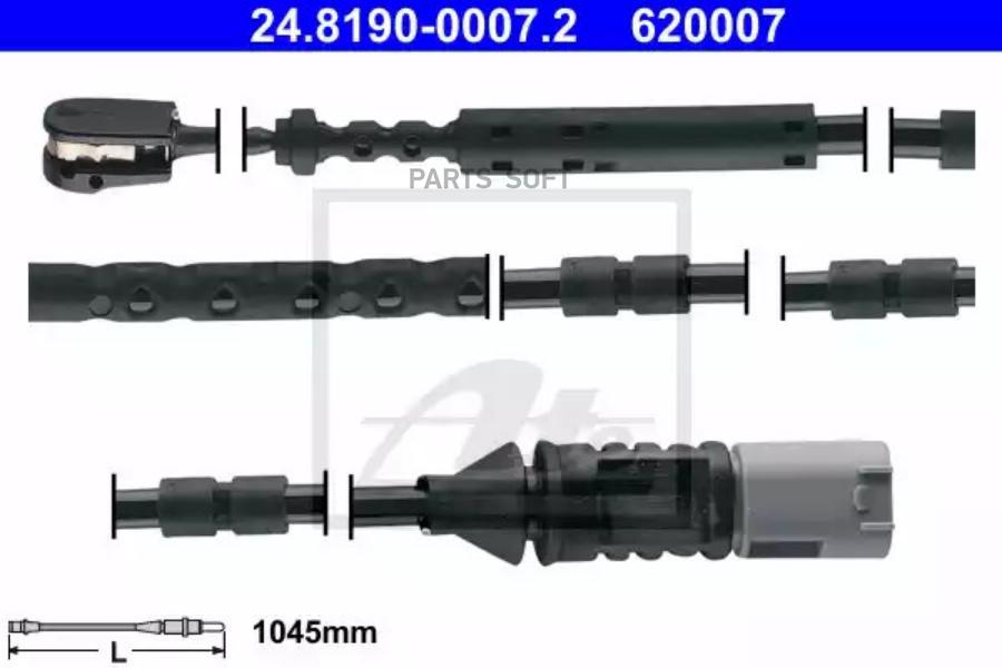 Датчик износа тормозных колодок ATE 24819000072