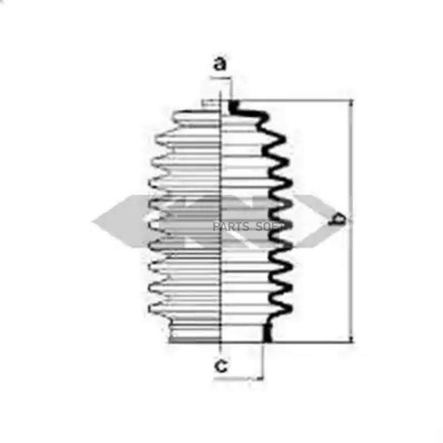 пыльник рулевое управление GKN-SPIDAN 83830