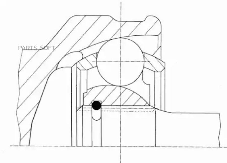 Автозапчасть GKN-SPIDAN 23953