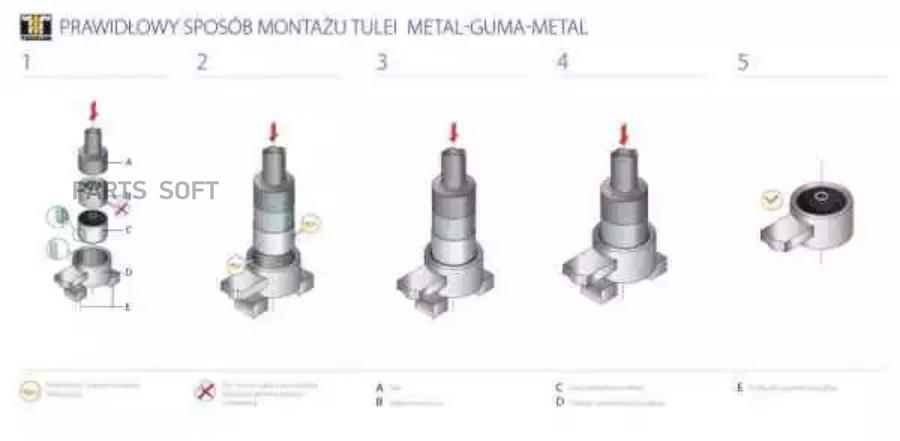 Сайлентблок опоры ДВС TEDGUM 00444286