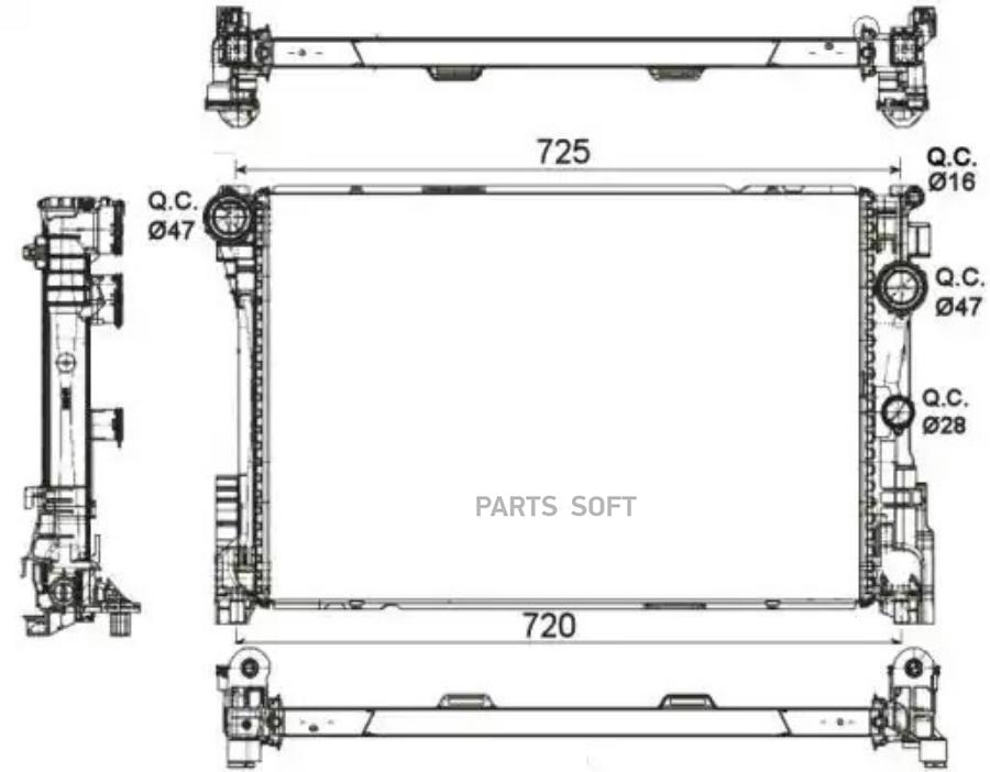 Радиатор NRF 53113