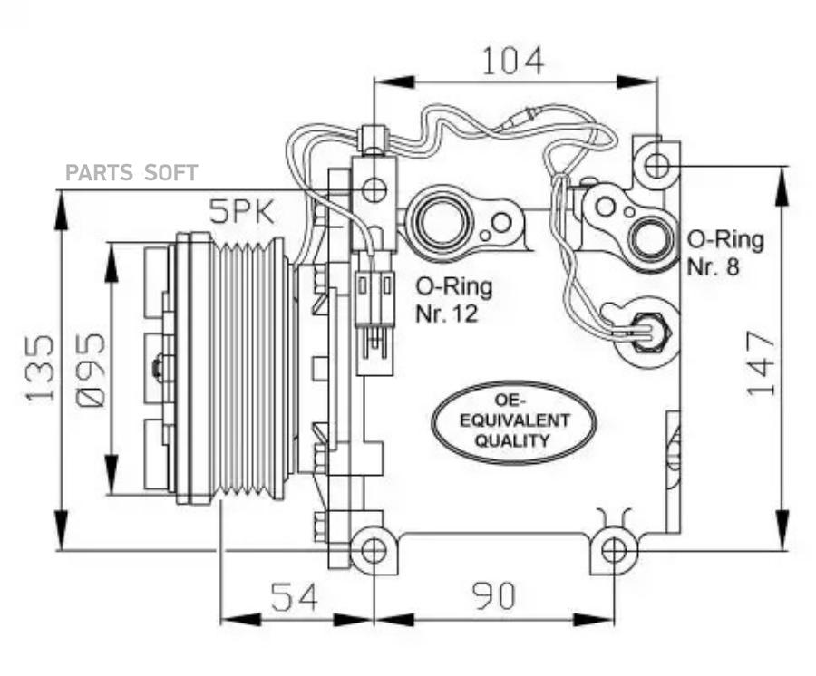 COMPRESSOR ASSY COOLER NRF 32455