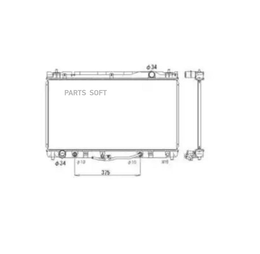 Радиатор To Camry 30 01- NRF арт 53588 NRF 53588