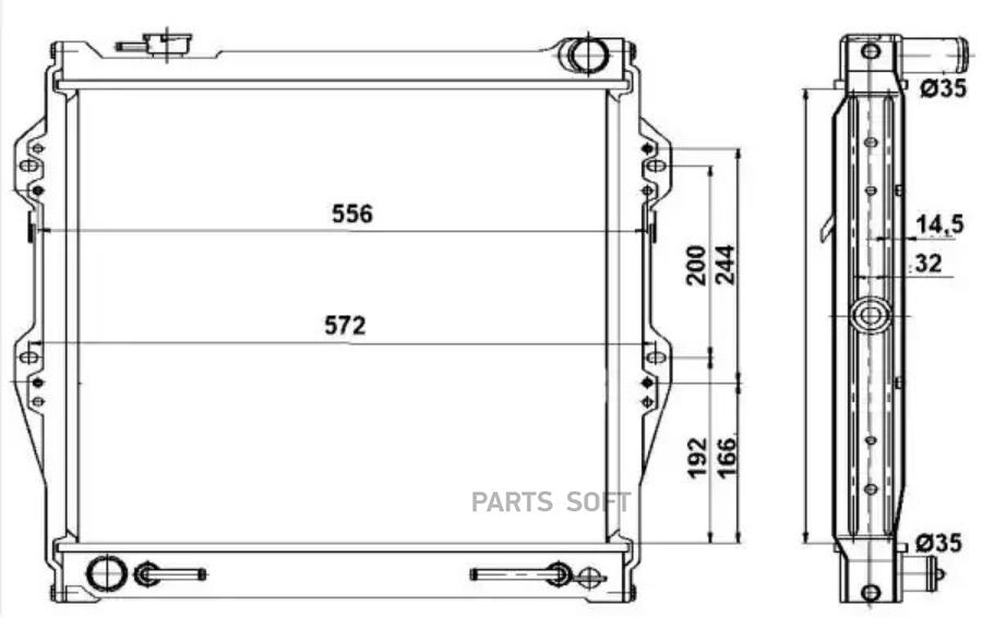 Радиатор NRF 52091