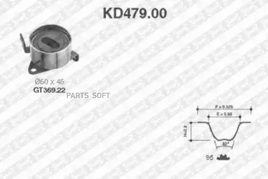 Комплект Ремня Грм NTN-SNR арт KD47900 NTN-SNR KD47900