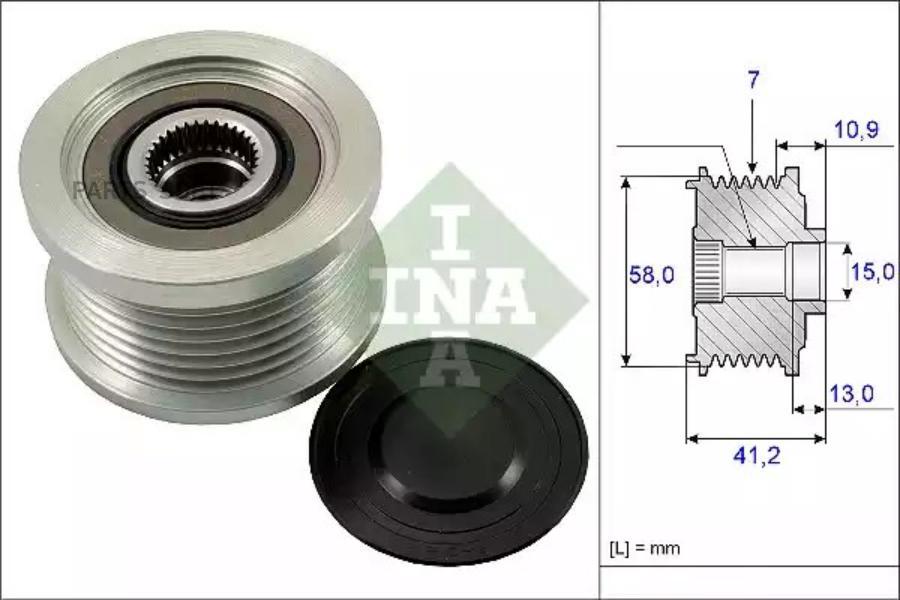 Муфта генератора INA 535017310