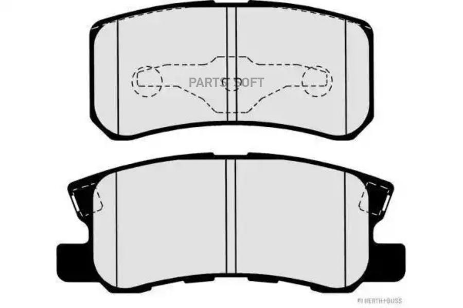 Колодки тормозные HERTH-BUSS J3615010