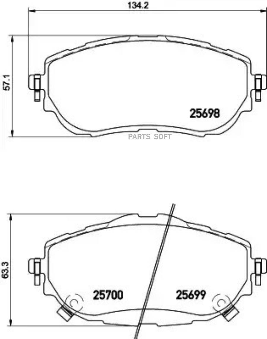 Колодки тормозные передние NISSHINBO NP1116