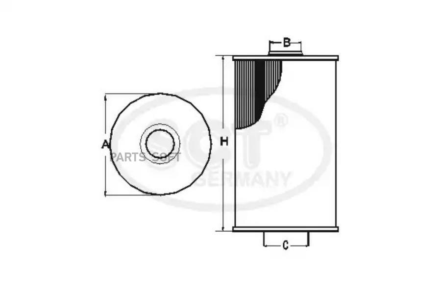 Масляный фильтр SCT GERMANY SH4051P