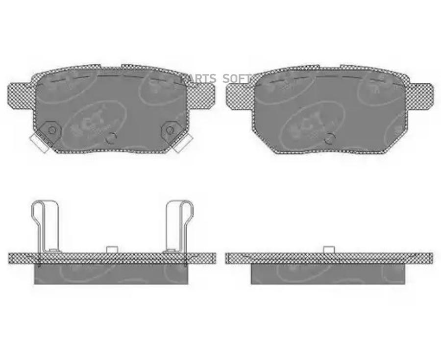 Комплект тормозных колодок SCT GERMANY SP659PR