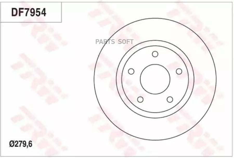 Автозапчасть TRW DF7954