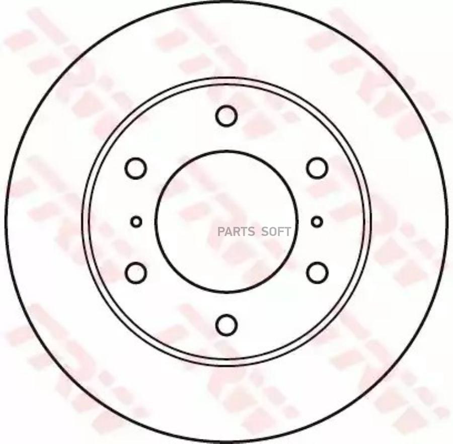 ДИСК ТОРМОЗНОЙ TRW DF4870