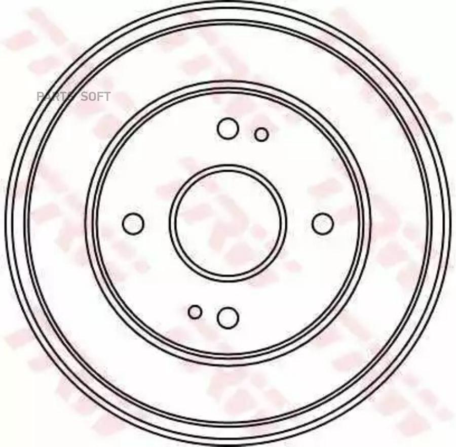 Тормозной барабан TRW DB4146