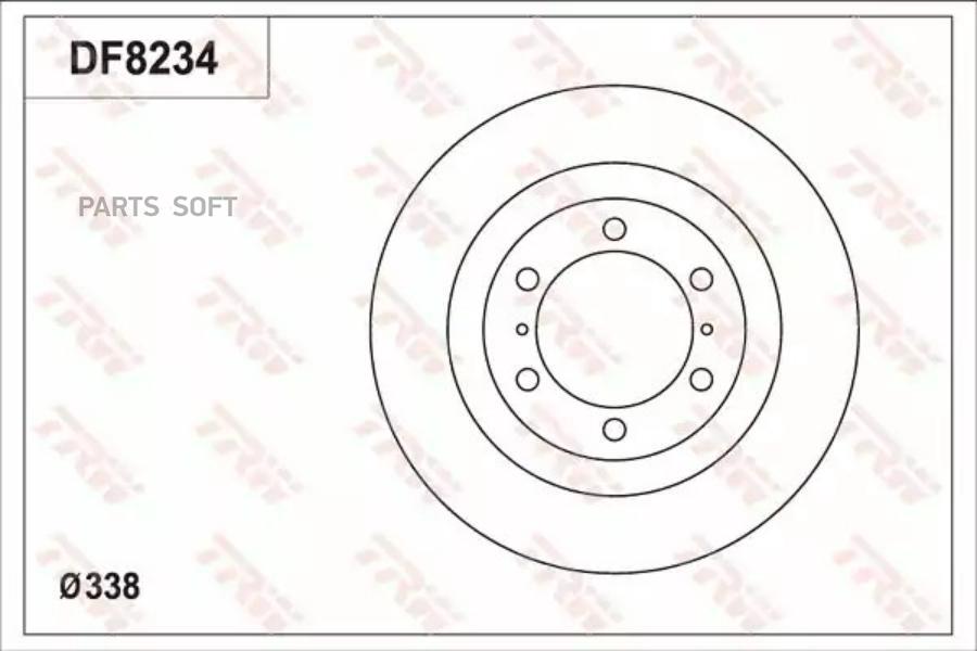 Автозапчасть TRW DF8234