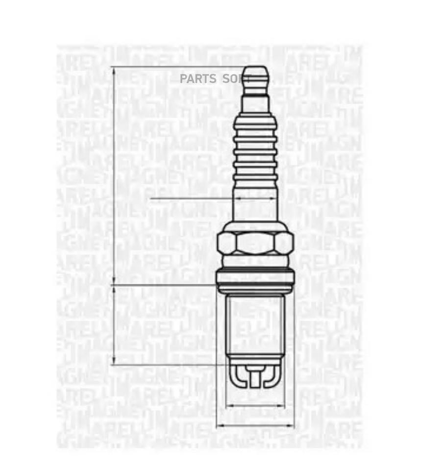 Свеча зажигания MAGNETI MARELLI 062000779304