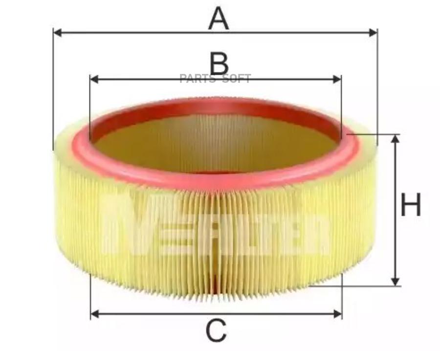 Фильтр воздушный M-FILTER A580
