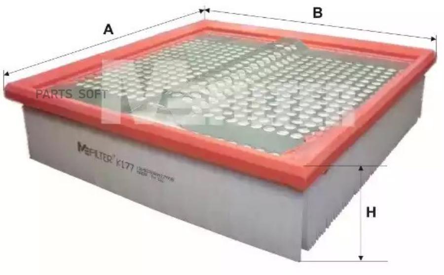 Автозапчасть M-FILTER K177