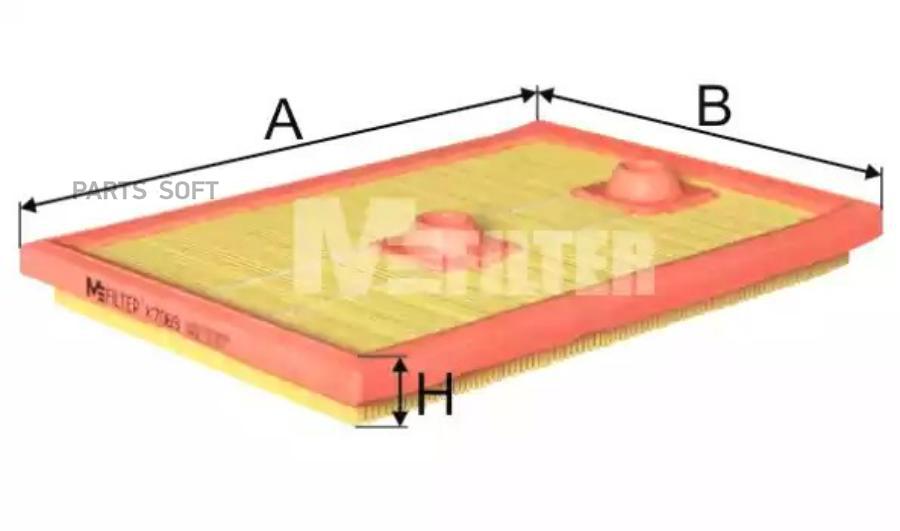 Фильтр Воздушный E1105l Mfilter K7069  04e129620 M-Filter арт K7069 M-FILTER K7069