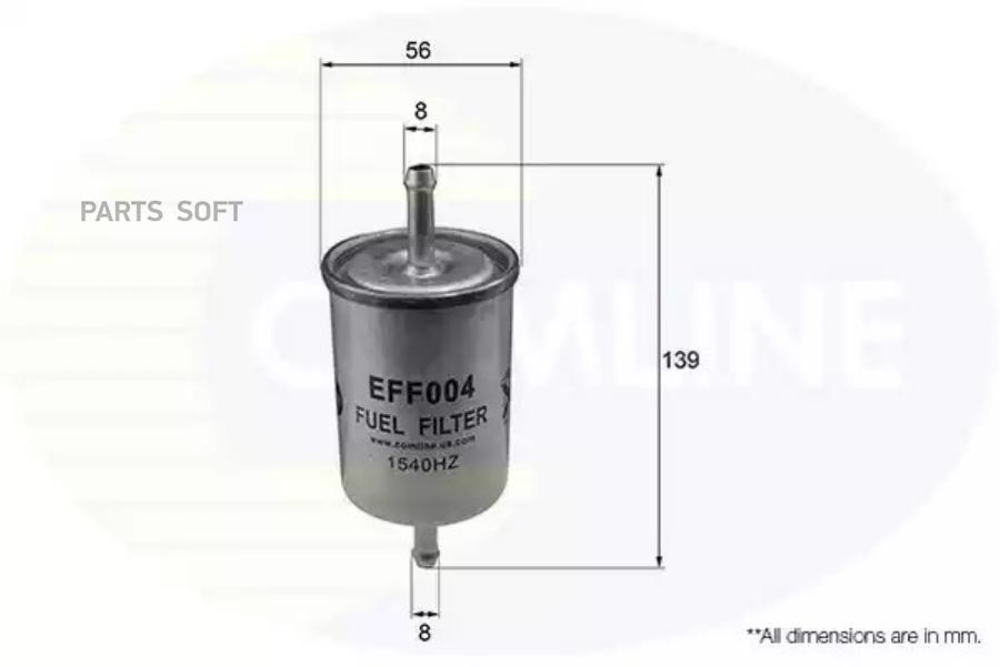 ФИЛЬТР ТОПЛ OPL OMEGA ASTRA F 14-20/KADETT E 13 COMLINE EFF004