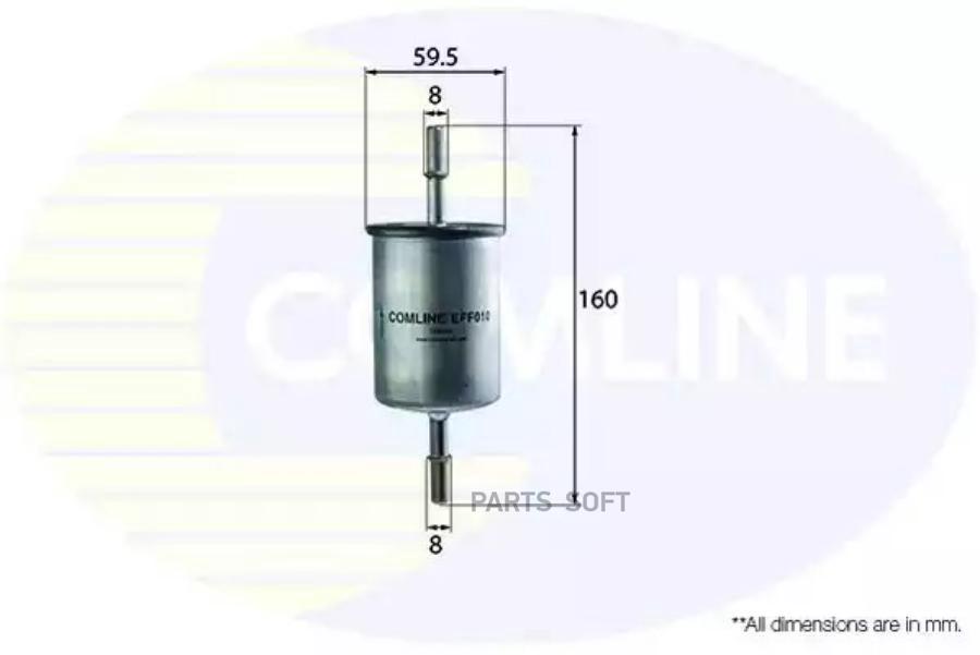 Фильтр топливный COMLINE EFF010