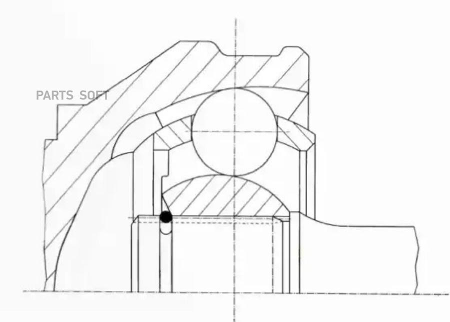 Автозапчасть GKN-SPIDAN 303336