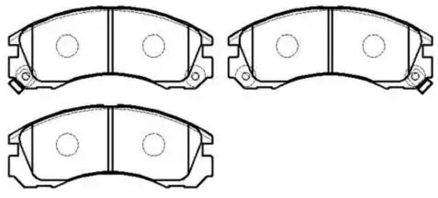 Колодки торм HSB HP5229