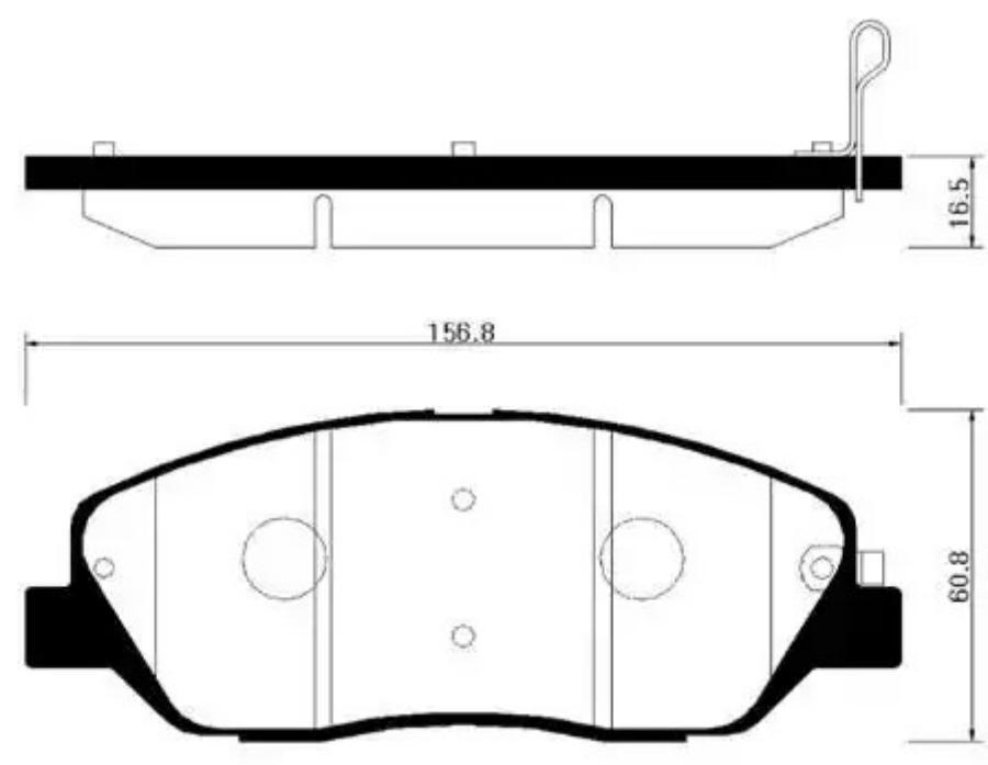 Колодки торм HSB HP0033