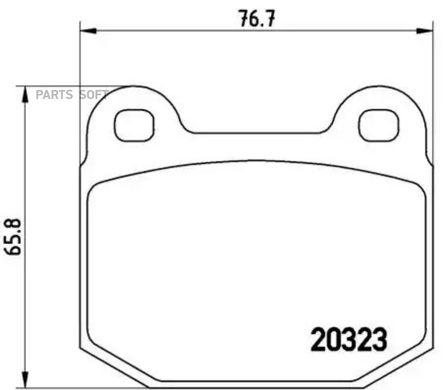 Автозапчасть BREMBO P59025