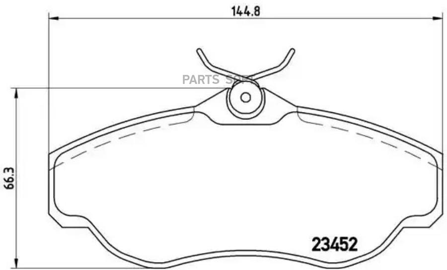 Колодки тормпер BREMBO P44008