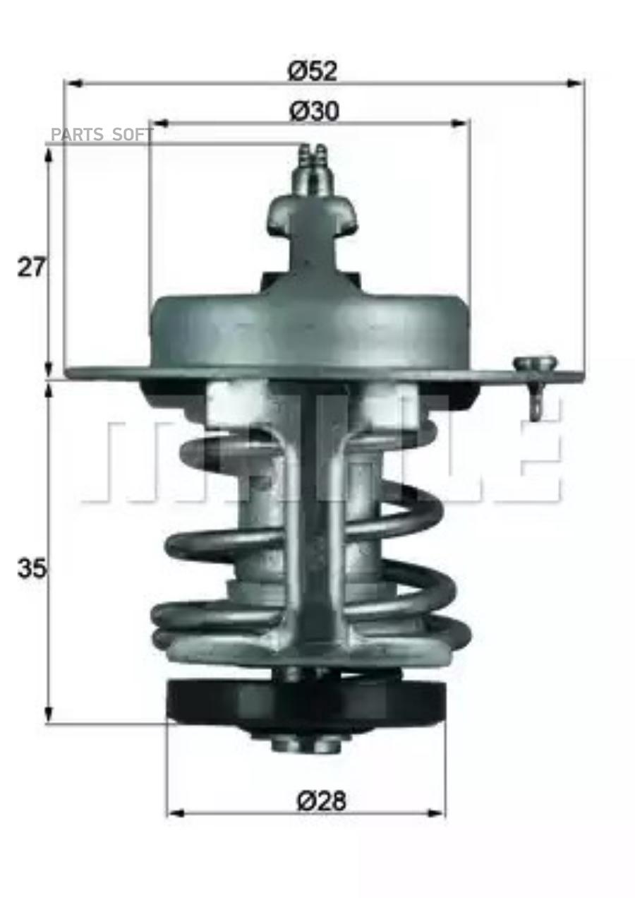 Термостат системы охлаждения BEHR-HELLA TX6979