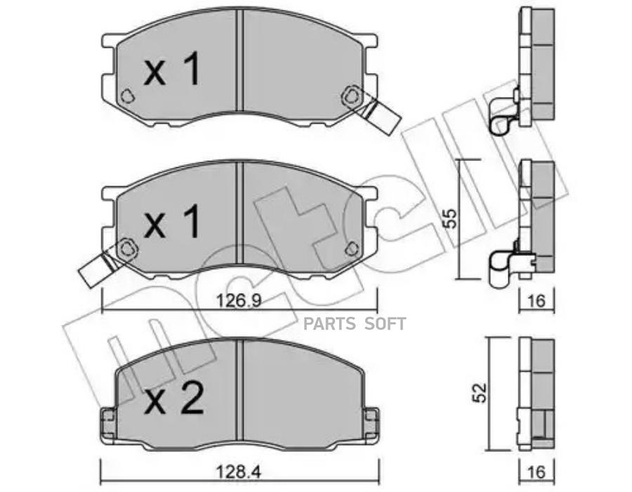 Автозапчасть METELLI 2204550