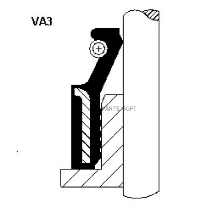 колпачки маслосъемные 55x95/121x115 (1) Nissan Primera 10-18i 90 CORTECO 19026182