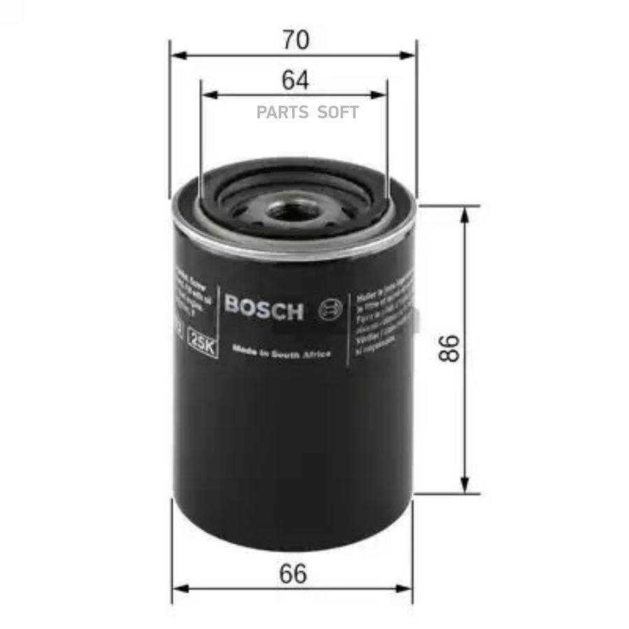 Фильтр масляный BOSCH F026407025