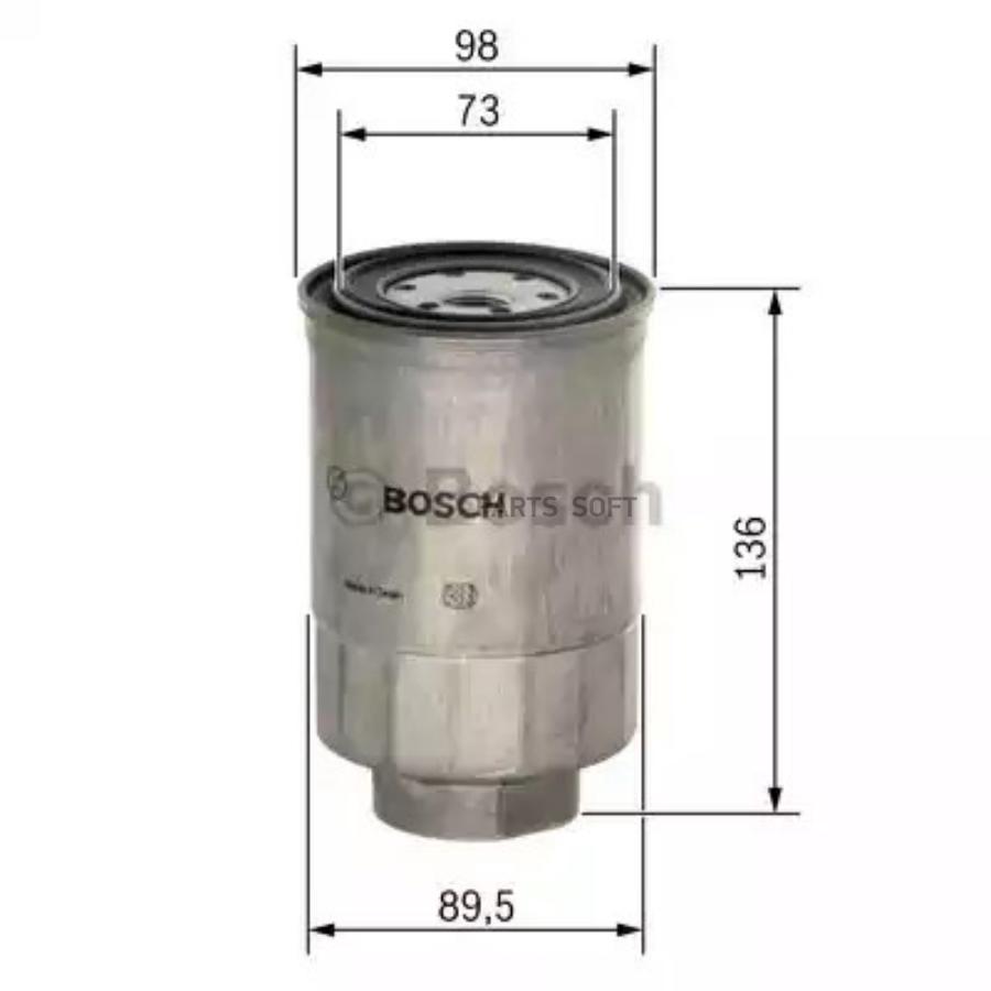 Топливный фильтр BOSCH 0986450508