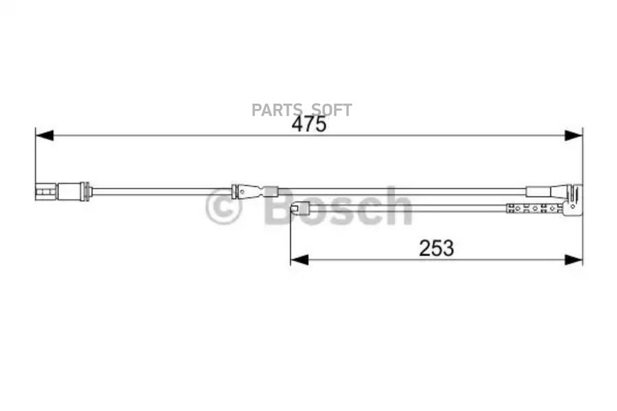 Датчик Износа Дискколперед Bosch арт 1987473548 BOSCH 1987473548