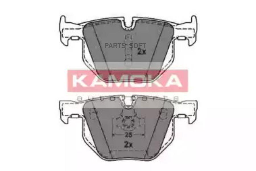 Комплект тормозных колодок дисковый тормоз KAMOKA JQ1013496