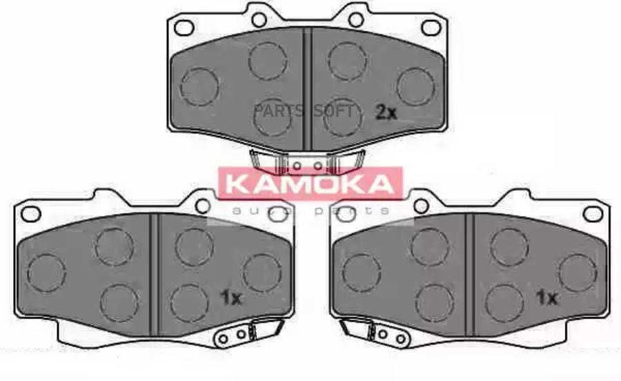 Комплект тормозных колодок дисковый тормоз KAMOKA JQ1013704