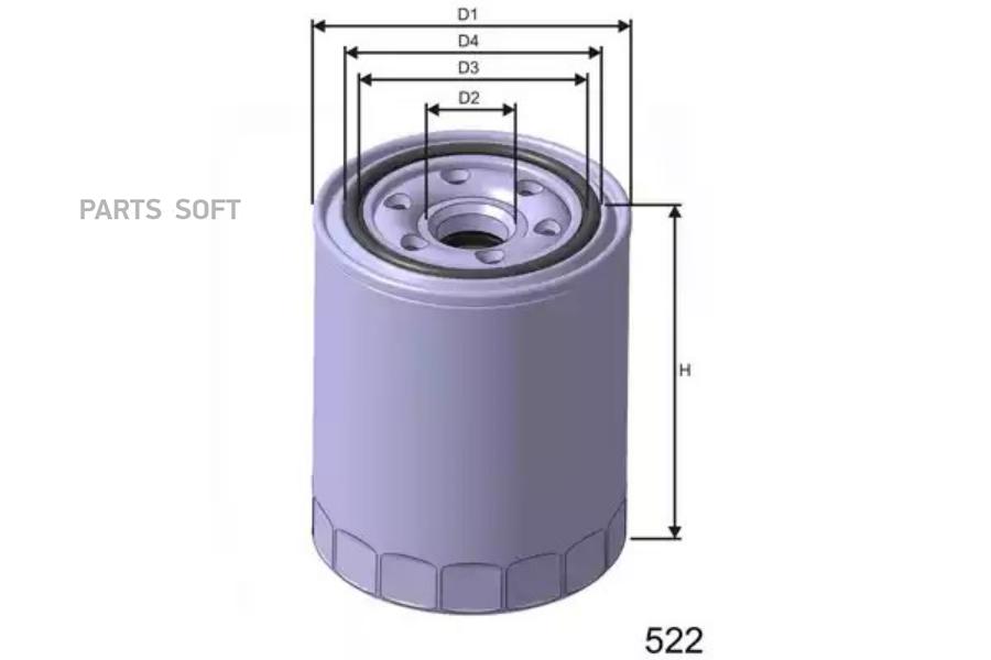 Z131A ФИЛЬТР МАСЛЯНЫЙ MISFAT Z131A