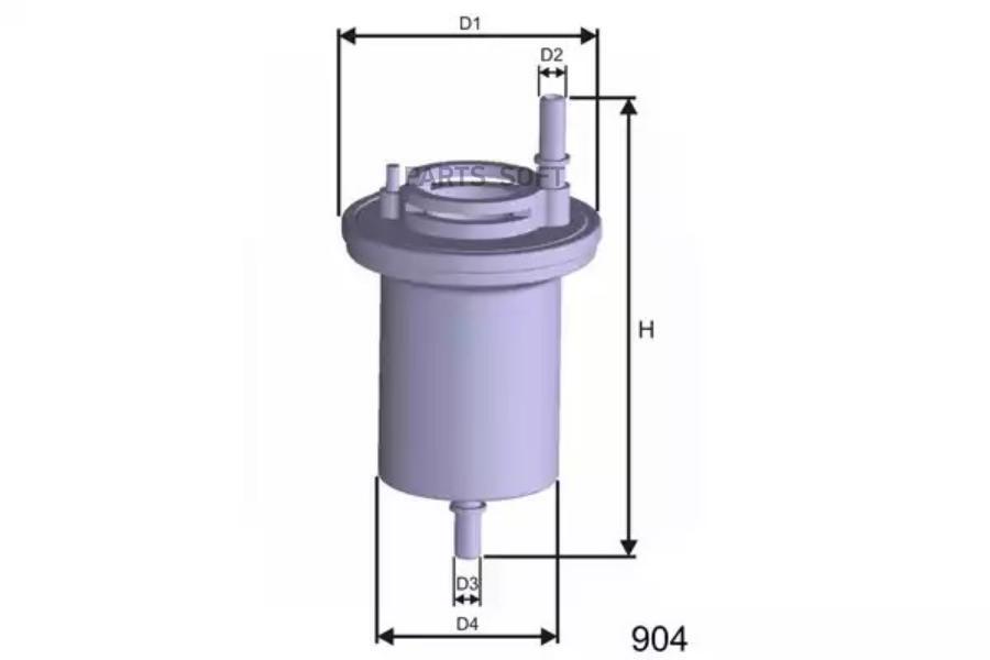 ФИЛЬТР ТОПЛИВНЫЙ MISFAT E100