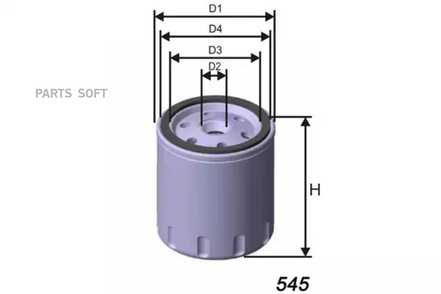 ФИЛЬТР МАСЛЯНЫЙ MISFAT Z242