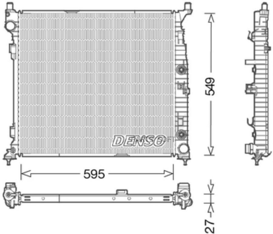 Радиатор DENSO DRM17055