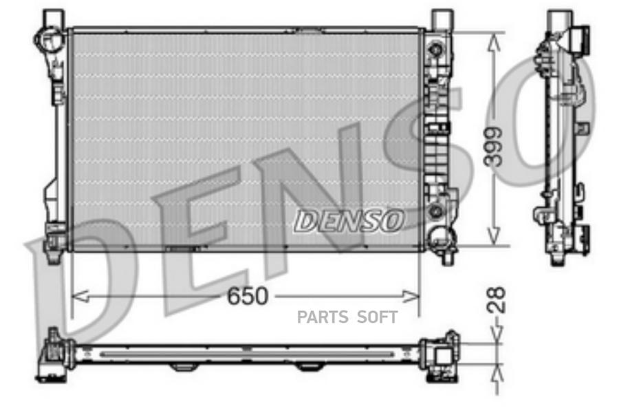 Радиатор DENSO DRM17079