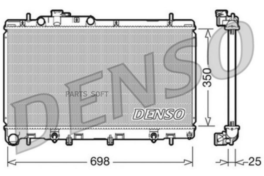 Радиатор охлаждения двигателя DENSO DRM36011