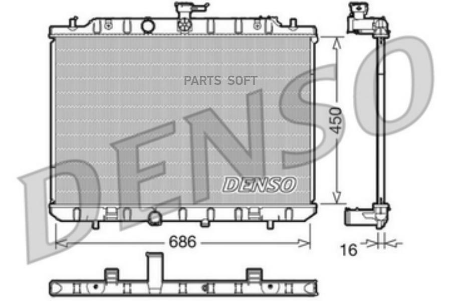 Радиатор DENSO DRM46006