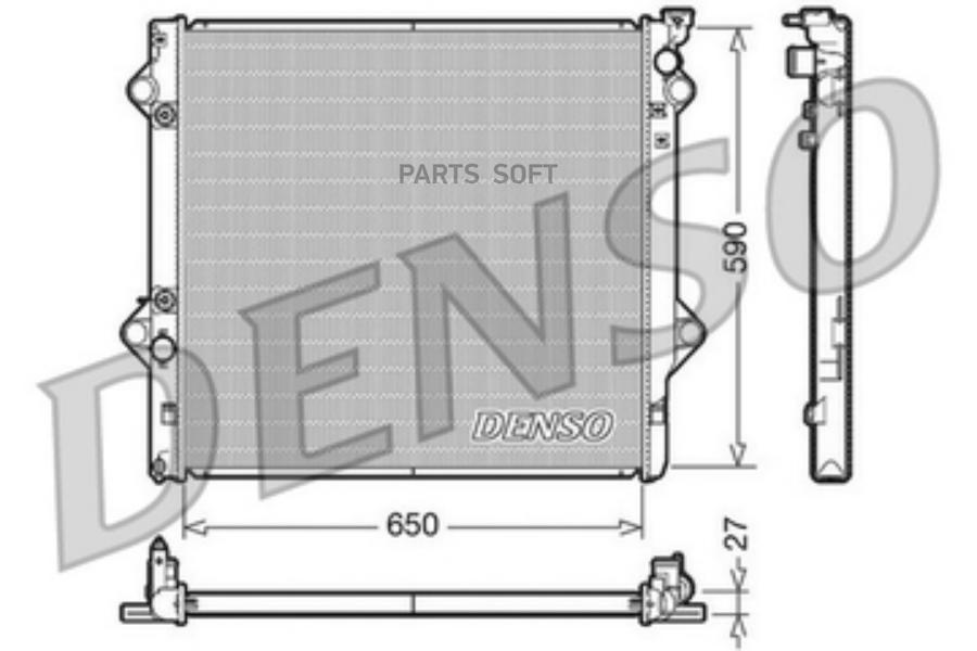 Радиатор DENSO DRM50047