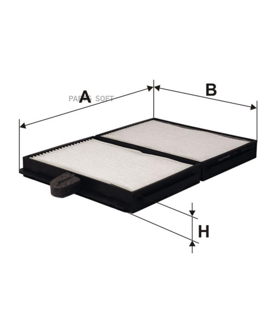 Фильтр салона [к/кт 2шт] FILTRON K11342X