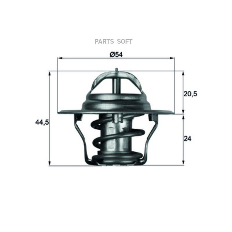 Термостат 87 град Ford Hyundai KIA Mazda Nissan (1 461 931/21200-85G06) Mahle MAHLE TX487D