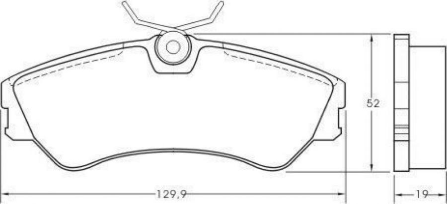 КОЛОДКИ ДИСКОВЫЕ ABS 36752